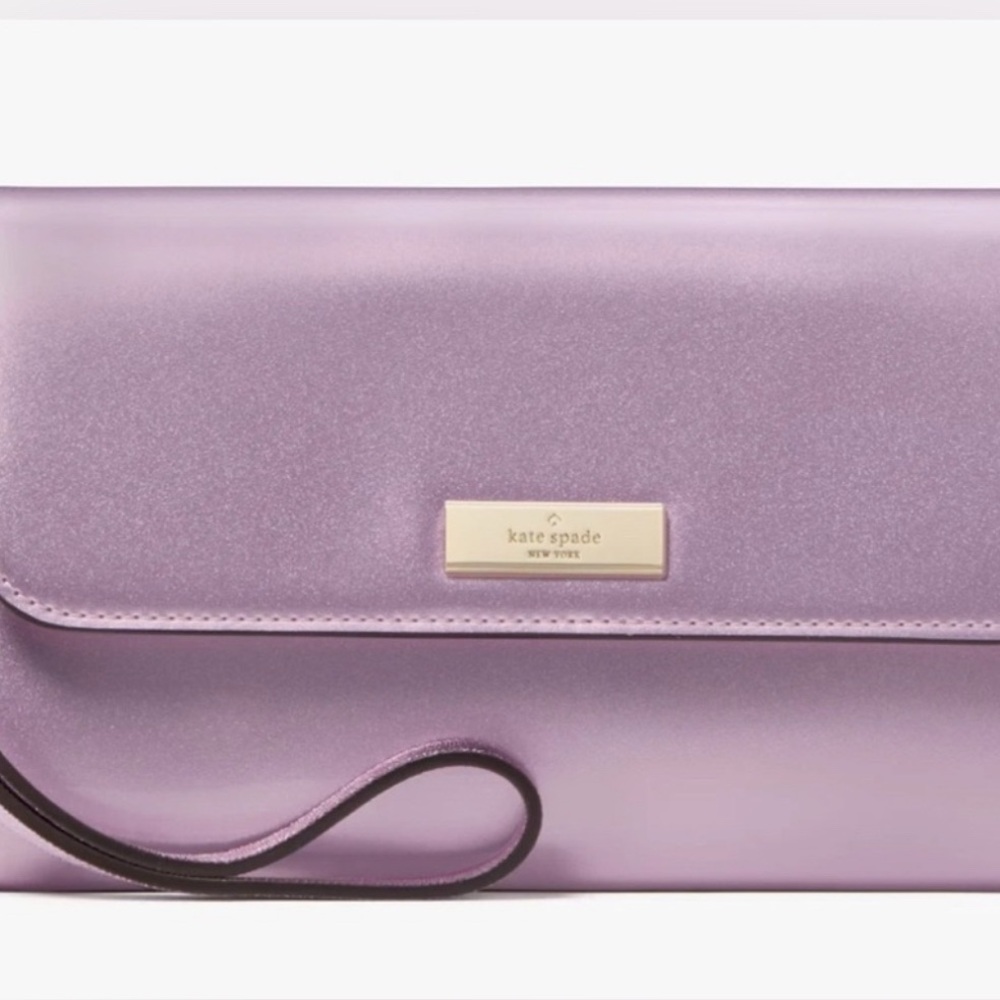 Kate Spade Purple Clutch Wristlet